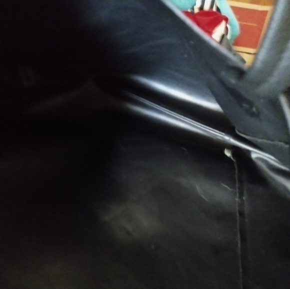 Victoria's Secret Black Fringed Tote Bag - Picture 3 of 4